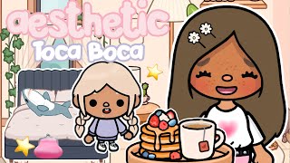 ⭐️15 minutes of Aesthetic Toca Boca routines roleplay cooking etc Toca Boca [upl. by Hyo]