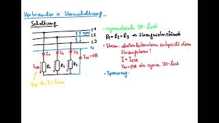 Verbraucher in Sternschaltung am Drehstromnetz [upl. by Weitman]