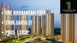 Mega Township Project in Thane  2 BHK Apartment  Walk Through Video  One Hirânândâni Park [upl. by Somerset]