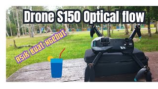 Drone S150 Optical flow  Drone Stabil Bagi Para Pemula  Keren dan Asik Buat Ngebut [upl. by Derfniw]