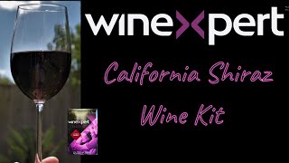 Winexpert California Shiraz wine kit  How to create great wine from a kit [upl. by Ahasuerus29]