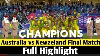 Australia vs NewZealand Full Highlights  T20 World Cup Final Highlights  NZ vs AUS Final 2021 [upl. by Bria885]