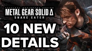 Metal Gear Solid 3 Delta Snake Eater Remake  10 NEW Details You Missed [upl. by Chem]