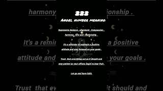 222 angel number meaning syncronisation angelnumber love 222 [upl. by Bradstreet]