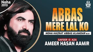 Ameer Hasan Aamir  Abbas Mere Lal Ko  Noha 2013 [upl. by Naujak653]