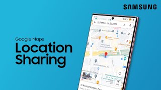 How to share your location with others on the Galaxy S22 S22 and S22 Ultra  Samsung US [upl. by Ahsratan]