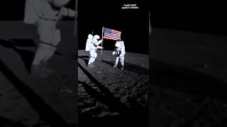 America 🇱🇷 First in Space Rece Flag on Moon🌓 [upl. by Okoyik]