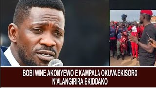 Bobi Wine akomyewo e Kampala nayogera kyazzaako [upl. by Neleh948]