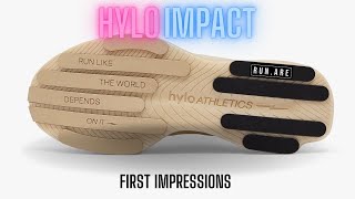 HYLO Impact ECO Friendly Shoe That Actually Performs  First Impressions Review [upl. by Htebsil372]