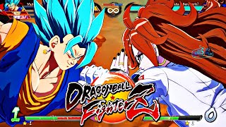 Androide N° 21 Vs Vegito Super Saiyajin blue DRAGON BALL FighterZChrisPlay12 [upl. by Acimehs413]