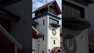 Frankenmuth Bavarian Inn Restaurant And Glockenspiel Tower  Michigan [upl. by Ahsemrak]