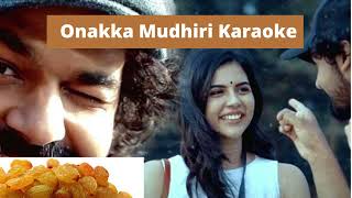 Unakka Munthiri Karaoke Song Karaoke  Hridayam Song Karaoke HD [upl. by Leler]