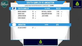 Barossa amp Light CA  Barossa CoOp A1 Grade  Semi Final 2  South Gawler v Angaston  Day 1 [upl. by Wardieu]