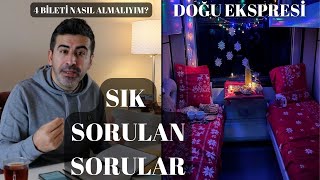 Doğu Ekspresi Sık Sorulan Sorular  Klasik Bilgilerin Dışında Bir Video [upl. by Tarryn]