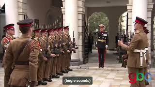 Vice Regal Salute  Gibraltar Opening of Parliament 2019 [upl. by Oirram]