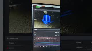 Quick cad design and monitoring the print live creality fusion360 3dprinting 3dprint 3dprinter [upl. by Salazar]