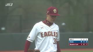 Baseball BC vs Duke Recap April 26 2019 [upl. by Stichter]