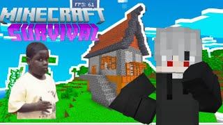 Gumawa ulit ng bahayMINECRAFT SURVIVAL SERIES EP2 [upl. by Mendy]