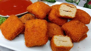 Chicken Nuggets Recipe  Homemade Chicken Nuggets Recipe  Roasted Cuisine [upl. by Mellitz]