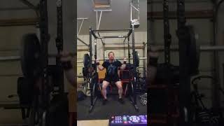 100 WEEKS TO 500 Week 40  Manta Ray Squats Dynamic Effort garagegym [upl. by Meredeth]