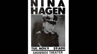 NINA HAGEN LIVE SEATTLE 09111982 Soundboard full show [upl. by Aiden900]