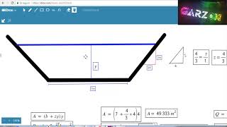 HIDRÁULICA DE CANALES  CANAL TRAPEZOIDAL ECUACIONES [upl. by Hevak955]