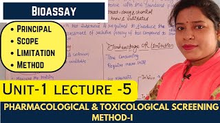 Bioassay  Principle  Importance  Limitation  Disadvantage  Types Of Bioassay [upl. by Enirolf]