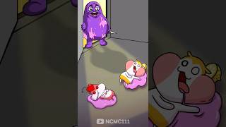 Grimace Shake 2 animation meme shorts grimaceshake mcdonalds [upl. by Zadoc]