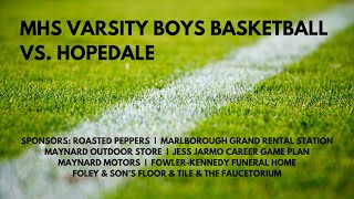 MHS Varsity Boys Basketball vs Hopedale  February 5 2024 [upl. by Celik]