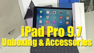 iPad Pro 97 Unboxing Tablet and Accessories [upl. by Der]