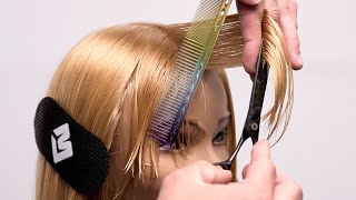 How To Cut a Textured Bang  Step by Step [upl. by Shelbi]