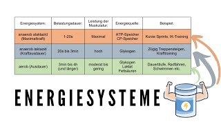 Energiesysteme des Körpers erklärt Aerob vs Anaerob [upl. by Houghton]