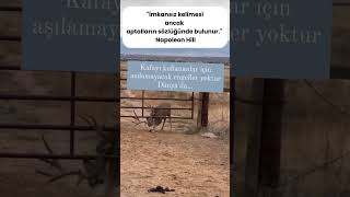 İMKANSIZ KELİMESİ ANCAK APTALLARIN SÖZLÜĞÜNDE BULUNUR NAPOLEON HILL [upl. by Ahsir]