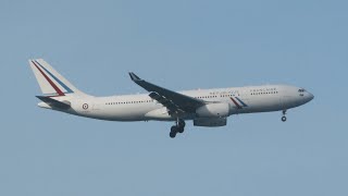 Airbus A330200 République française FUJCU Istres  St Denis 160124 [upl. by Uund]