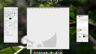 Gimp 27  Single Window Mode  Ubuntu 910 [upl. by Crenshaw]