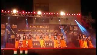 Bloomingdale International SchoolNarayangaonTaluka JunnarDistrict Pune Students Presenting Dance [upl. by Nonac]