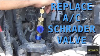 How to Replace an AC Valve WITHOUT Recovering Refrigerant [upl. by Nitsir]