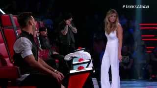 Deltas Dance Moves  The Voice Australia 2015 [upl. by Zora805]