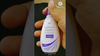 IVREA Shampoo  Best shampoo for head lice ivreashortshaircareshortsyoutube ivermectinshampoo [upl. by Kuebbing]