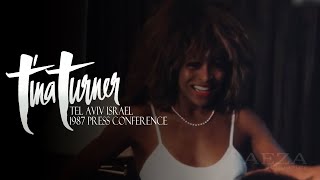 Tina Turner  Press Conference  Tel Aviv 1987  HD Remaster [upl. by Ennaed]