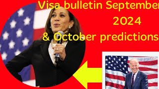 🇺🇲VISA BULLETIN SEPTEMBER 2024 amp OCTOBER 2024 PREDICTIONS visa immigration visabulletin [upl. by Ellehcirt]