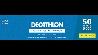 Your Sports Store Decathlon Sports India [upl. by Sihtam]