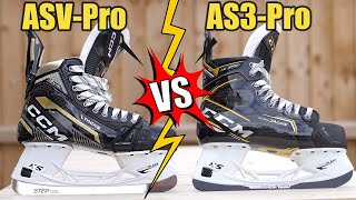 CCM Super Tacks ASVPro vs AS3 Pro hockey skates review  What is the difference [upl. by Weston101]