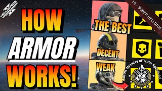 Which Armor is Best How Armor Works amp Armor Passive Tierlist for Helldivers 2 [upl. by Ardath]