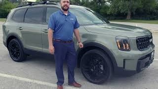 Edwards Kia  2024 Kia Telluride EX XLine Walk Around Review [upl. by Wylma]