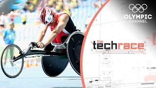 The Technology Used by Wheelchair Paralympians  The Tech Race [upl. by Cherri493]