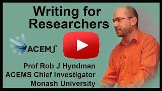 ACEMS Mentoring Writing for Researchers [upl. by Kimmi]