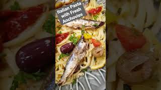 Italian Pasta with Fresh Anchovies Must Try Recipe shorts [upl. by Gowrie509]