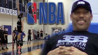 LiAngelo Balls 37 INCH VERTICAL IMPRESSES LaVar at NBA PRE DRAFT COMBINE Agility Testing [upl. by Evanthe544]