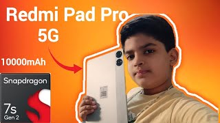 Redmi Pad Pro 5G Tablet  Unboxing Malayalam Review [upl. by Airamasor258]